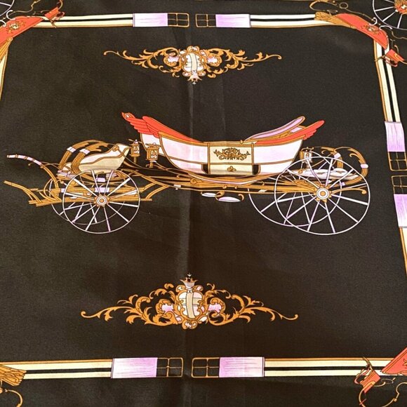 Vintage large 80s 32" x 35" fun print scarf wrap - Picture 3 of 13